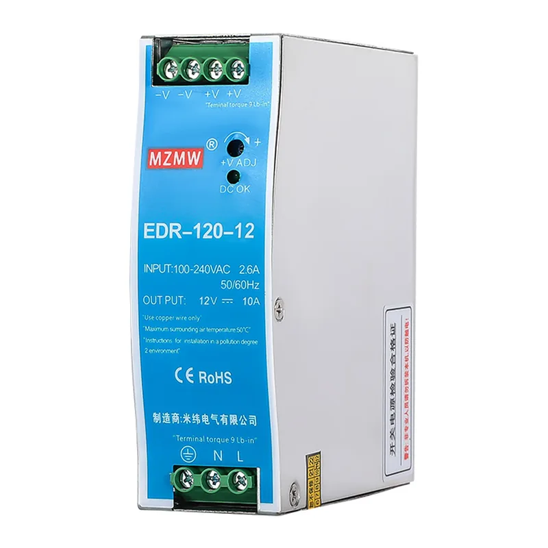 EDR-120 120W DIN Rail Switching Power Supply