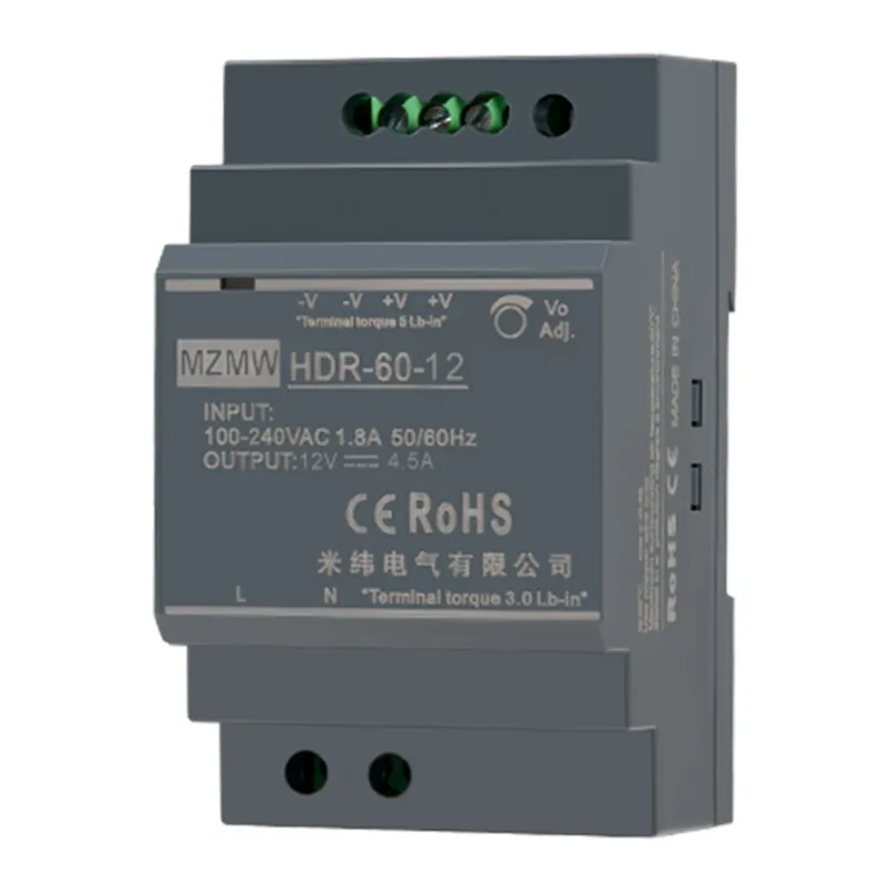 HDR-60 60W DIN Rail Switching Power Supply
