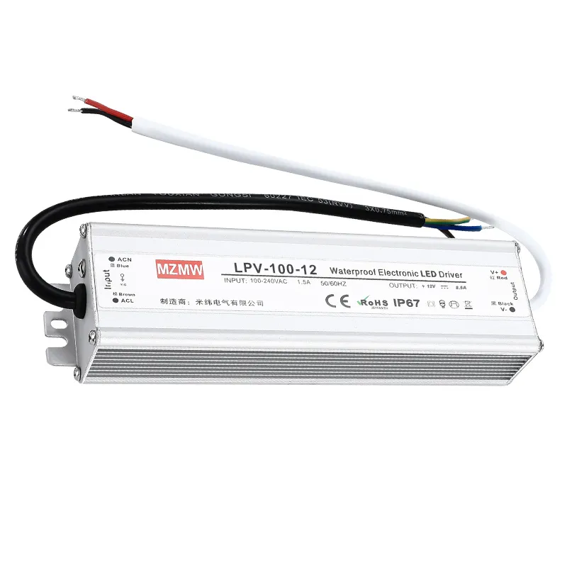 LPV-100 100W IP67 Waterproof LED Driver