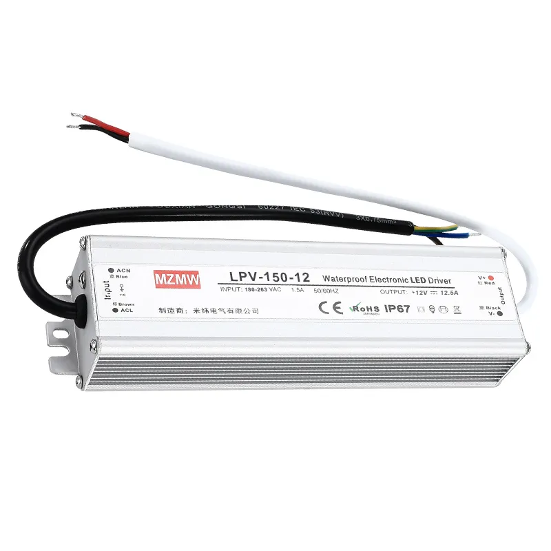 LPV-150 150W IP67 Waterproof LED Driver