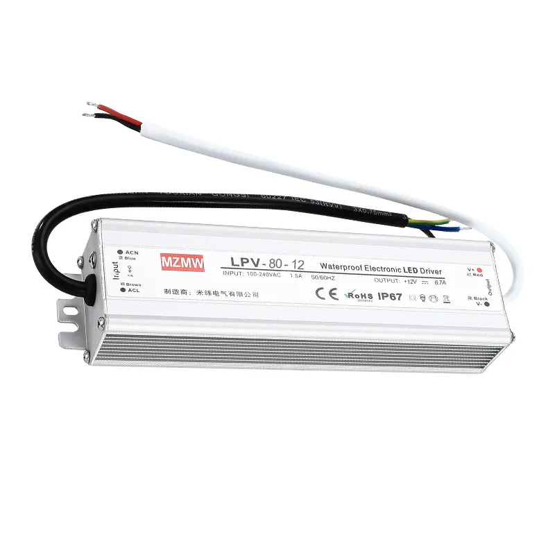 LPV-80 80W IP67 Waterproof LED Driver