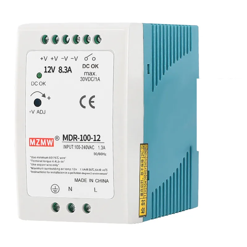 MDR-100 100W DIN Rail Switching Power Supply