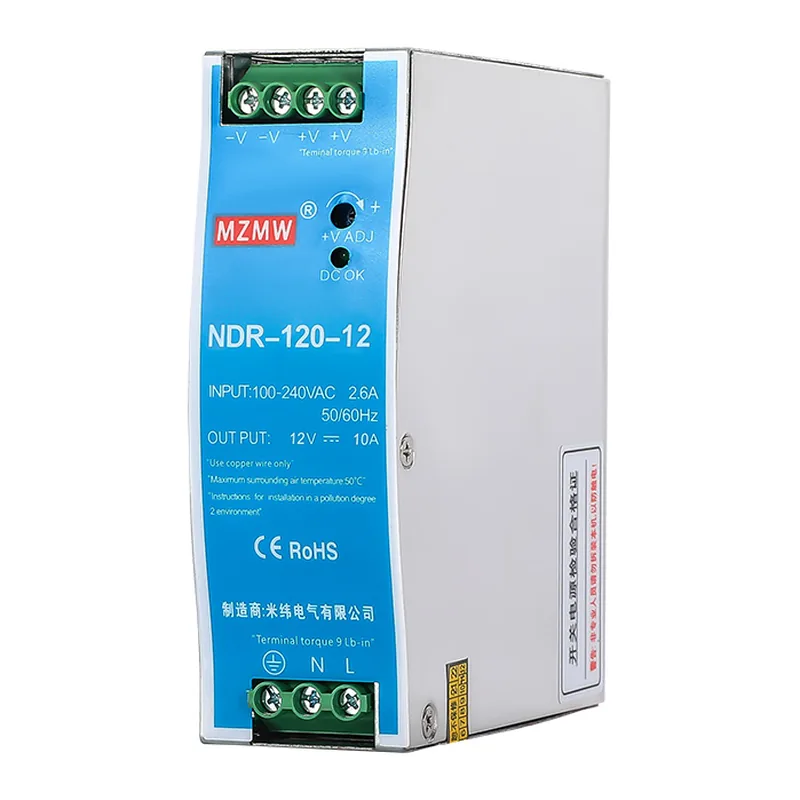 NDR-120 120W DIN Rail Switching Power Supply