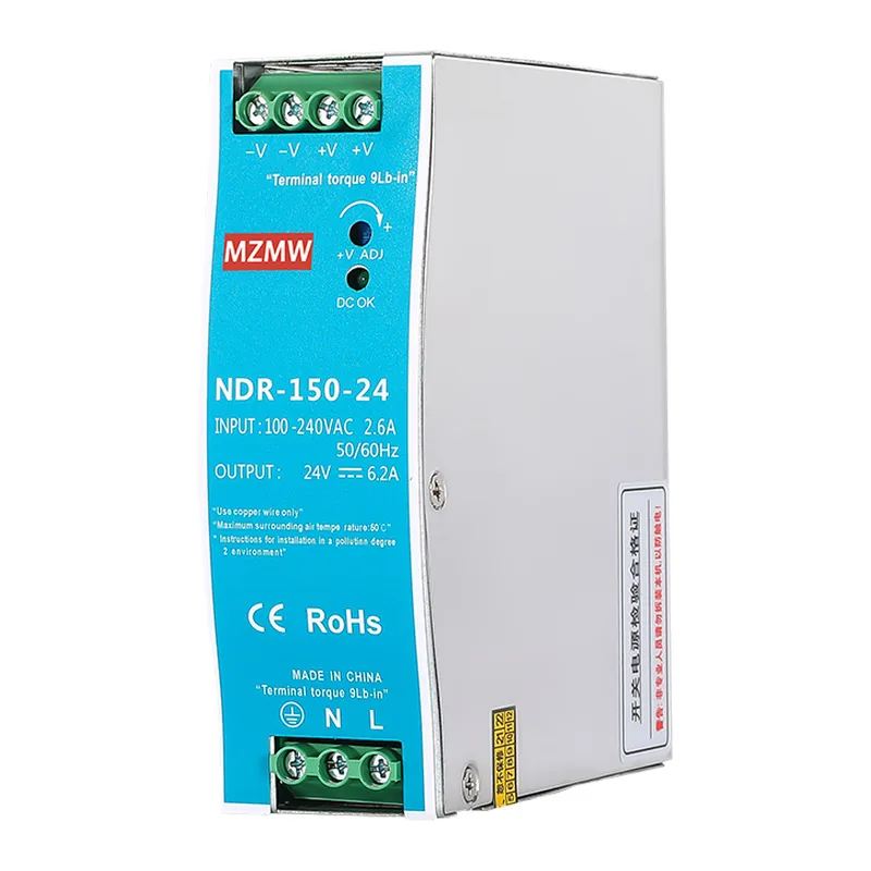 NDR-150 150W DIN Rail Switching Power Supply