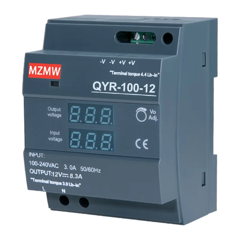 QYR-100 100W DIN Rail Switching Power Supply